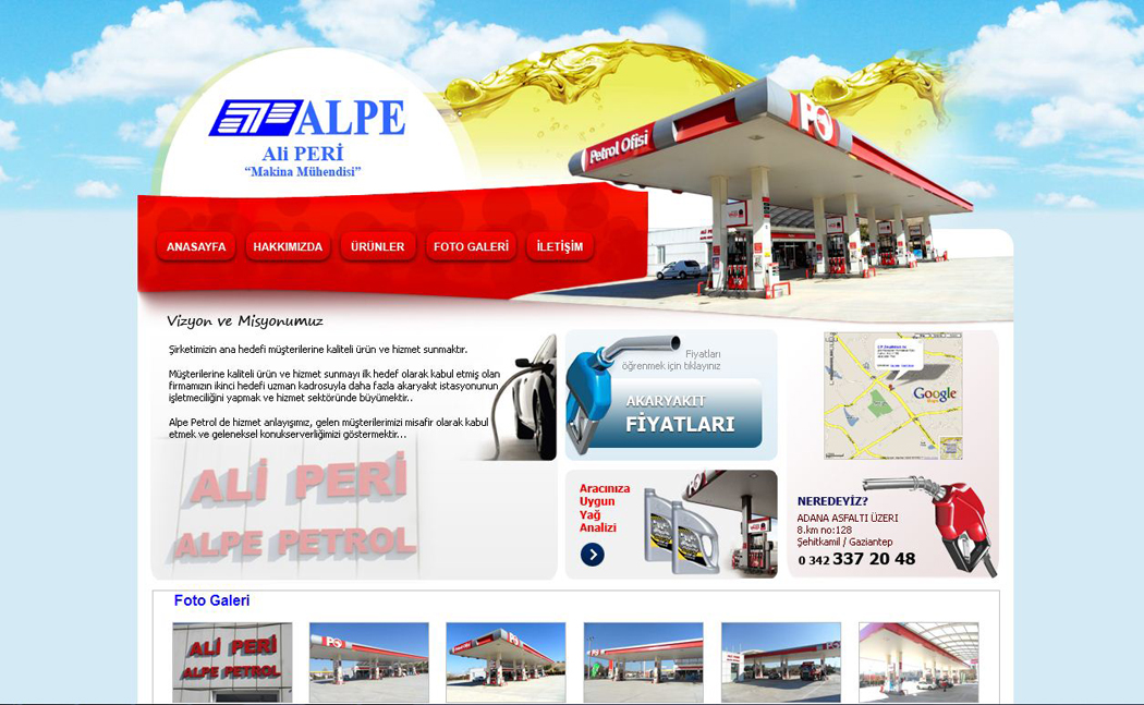 Xây dựng trang web kinh doanh xăng dầu trực tuyến